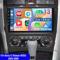 2+64G Android 13 Autoradio GPS Navi Carplay RDS für Mercedes Benz C-Klasse W203