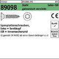 500er PACK(Stk)  890980100040060 Spanplattenschraube R 89098 SEKO Innensechsrund