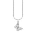 THOMAS SABO Schmuck Damen-Kette mit Schmetterlings-Anhänger Silber KE2223-001-21