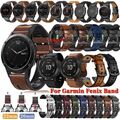 Quick Fit Leder Armband Für Garmin Fenix 7S 7 7X 6S 6 6X Pro 5 5S 5X Plus 3 HR