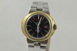 OMEGA DE VILLE DYNAMIC AUTOMATIK DAMEN UHR STAHL VINTAGE MIT STAHL BAND 28MM