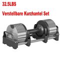 Kurzhanteln 32.5LBS Hantel Set Fitness Gym Krafttraining Handgewicht Kurzhanteln