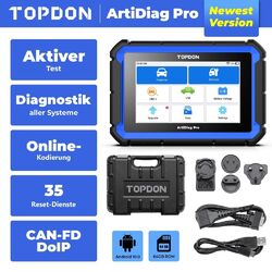 🔥Topdon Artidiag PRO KFZ OBD2 Diagnosegerät Auto Scanner ECU Coding 35+Services