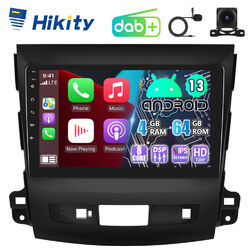 DAB+ CarPlay 4+64G 8Core Android13 Autoradio Für Mitsubishi Outlander 2 GPS Navi