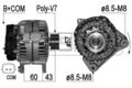 ERA 209097A Generator, Lichtmaschine für RENAULT MODUS / GRAND MODUS (F/JP0_)