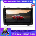 9" Android 12 Carplay Autoradio Für Mercedes Benz W245 W169 DAB+ GPS NAVI 6+128G