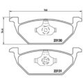 BREMBO Bremsbelagsatz, Scheibenbremse BREMBO XTRA LINE - P 85 041X BREMBO für SE