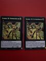 2x Nummer 100:Numerondrache BLCR-DE084 Secret Rare 1.Auflage Deutsch NM Yu-Gi-Oh