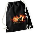 Turnbeutel BERGER PICARD FEUER UND FLAMME by Siviwonder Rucksack Hundemotiv