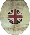 Wc Sitz Holzkern Design Union Jack Toilettenbrille Klobrille Deckel Sitz