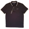 Hackett Poloshirt Herren M schwarz Golf brandneu mit Etikett