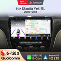 Qualcommchip  Für Skoda Yeti 5L 09-18 CarPlay Android 13 Autoradio GPS Navi 128G