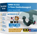 ANHÄNGERKUPPLUNG für BMW X5 E53 00-07 abnehmbar WESTFALIA +13pol E-Satz ABE