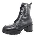 Gabor Comfort  Damenschuhe Stiefeletten Schnürer Schnürstiefel Schwarz