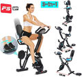 Hometrainer fahrrad Klappbar Ergometer Heimtrainer Fitnessbikes mit APP und LCD