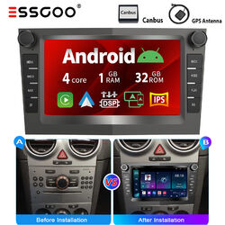 Autoradio Android 13 Navi Carplay WiFi RDS BT Für Opel Corsa C D Vectra Zafira B