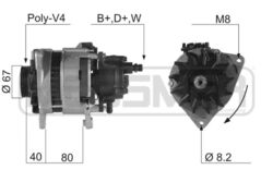 Lichtmaschine Generator Lima ERA 210210A für FORD TRANSIT TOURNEO SCORPIO Bus 2