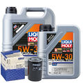 Motoröl 5W30 LIQUI MOLY Leichtlauf Special Tec Ll 6L+MAHLE Ölfilter