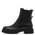 Tamaris Stiefelette 1-25413-43 003 Leder Boots black schwarz mit Wechselfußbett