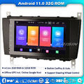 8"Android 11 Autoradio CarPlay Navi DSP GPS Mercedes CLC/CLK/C Klasse W203 W209