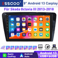 4+64G Carplay Für Skoda Octavia III 5E 2013-2018 Android Autoradio GPS kam NAVI