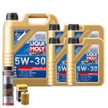 Motoröl 5W30 LIQUI MOLY Longlife Iii 9L+HENGST Ölfilter +Ölschlammspülung