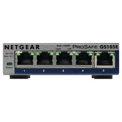 NETGEAR 5-Port Gigabit Plus Ethernet Switch - Desktop - unmanaged - luefterlos