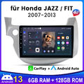 6+128G Carplay Für Honda Fit Jazz 2007-2014 Android 13 Autoradio GPS Nav WIFI FM