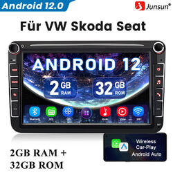 Android 8“Autoradio SWC NAVI Für VW GOLF 5 6 Polo 6R Touran Tiguan Carplay 2+32G