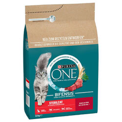 PURINA ONE BIFENSIS STERILCAT MIT RIND KATZENFUTTER KATZEN TROCKENFUTTER 2,8 Kg