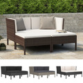 Gartenmöbel Poly Rattan Balkonmöbel-Gartenlounge-Sitzgruppe Garten Liege Sofa