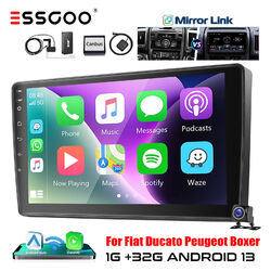 Android 13 32G Carplay DAB+ Autoradio Kamera Für Fiat Ducato 07-15/Peugeot Boxer