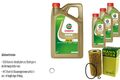 MANN-FILTER Ölfilter 8 L Castrol EDGE Titanium FST 5W-30 für KIA Sorento II