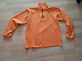 CRAFT Funktions-Shirt. Herren. Mit Reißverschluss. Orange. 2 Layers. Größe L.