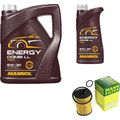 MANN-FILTER Ölfilter 6L MANNOL 5W-30 Energy Combi LL für Mercedes-Benz A-Klasse