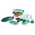 Genius A34035 Nicer Dicer Fusion smart Gemüseschneider-Set 12tlg-Zerkleinerer mi