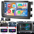 DAB+ Für Smart Fortwo 451 2005-2010 +KAM Autoradio Android 13 Navi 2+64G Carplay