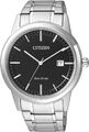 CITIZEN Solaruhr AW1231-58E Armbanduhr Eco-Drive Kristallglas Solar Silberfarben