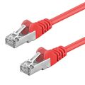 CAT6 Kabel S/FTP PiMF 1/ 10 Stück Patchkabel DSL LAN Netzwerkkabel rot 0,25m-20m