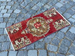 Kleiner Teppich Fußmatte Badematte Wollteppich Oushak Teppich Traditioneller ...