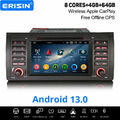 64GB 8-Kern Android 13 DAB+ Autoradio Navi CarPlay Wifi CANBus 4G DVD BMW X5 E53