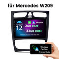 Android 12 Autoradio Für Mercedes-Benz C Klasse W203 W208 W209 GPS Navi CarPlay