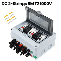 1/2-STRINGS PV SOLAR ANSCHLUSSKASTEN PHOTOVOLTAIK AC DC GENERATORANSCHLUSSKASTEN
