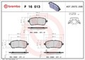 Bremsbelagsatz Scheibenbremse PRIME LINE BREMBO P 16 013 für MAZDA SUZUKI SWIFT