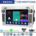 DVR 32G Android 13 Autoradio Carplay GPS Kam Für Opel Zafira B Astra H Corsa C D