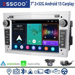 DVR Android Auto Radio Navi Opel Corsa C D Zafira B Astra H Signum 2+32 Carplay