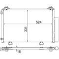 Kondensator Klimaanlage mit Trockner MAHLE für TOYOTA YARIS (_P1_)