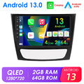 9" Android 13 Autoradio Für Mercedes Benz E/CLS Class W211 W219 GPS DAB+ 2G+64GB