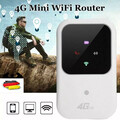 4G/5G LTE TRAGBARE MOBILER WIRELESS WLAN ROUTER HOTSPOT WIFI MODEM SIM KARTE DE