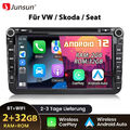 Android Autoradio CarPlay GPS Navi WIFI 2+32G Für VW GOLF 5 6 CADDY EOS PASSAT